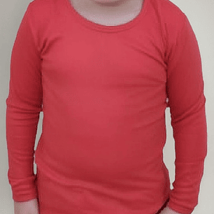 3 Camiseta Algodon Niños Nacional Color Rojo