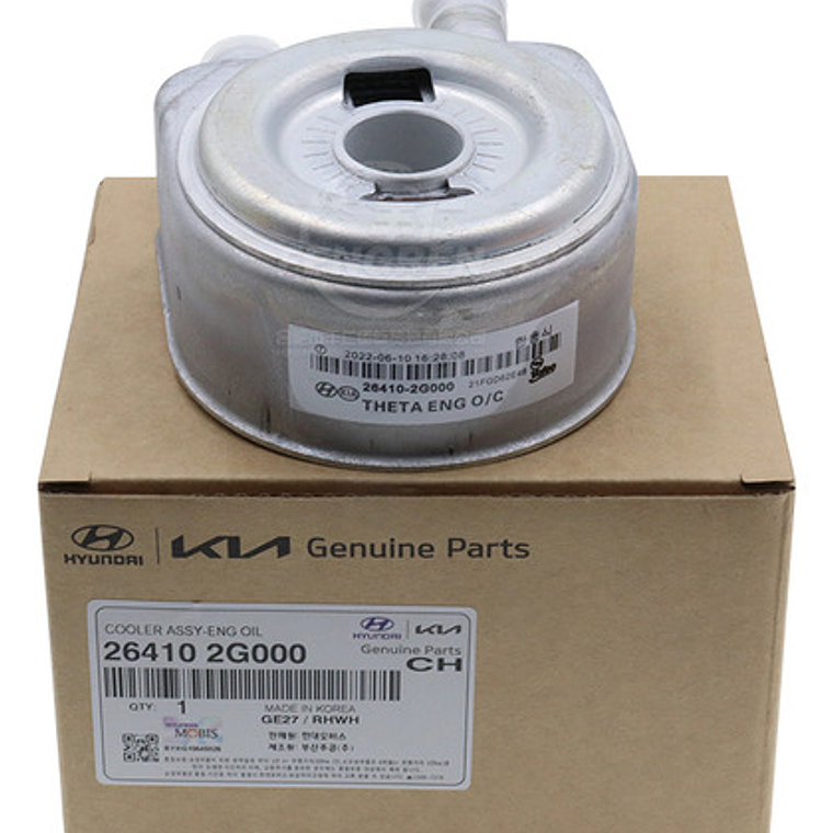 Enfriador De Aceite Hyundai Santa Fe 2.4 Tucson Original  1