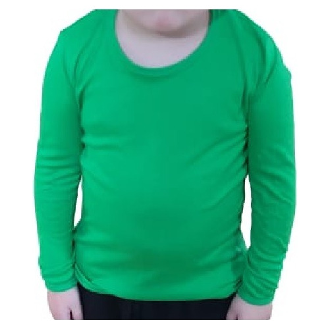 Camiseta Algodon Niños Nacional Color Verde 1