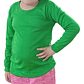 Camiseta Algodon Niños Nacional Color Verde - Miniatura 4