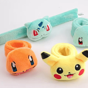 Pack Pulseras Pokémon Pikachu,bulbasaur, Squirtle,charmander