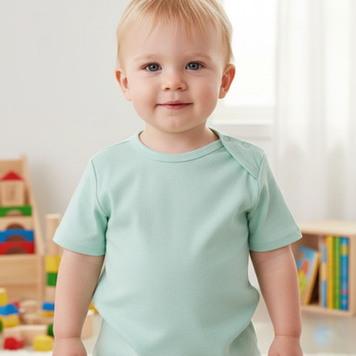 Camiseta Polera Bebe Manga Corta (pack 6) 4