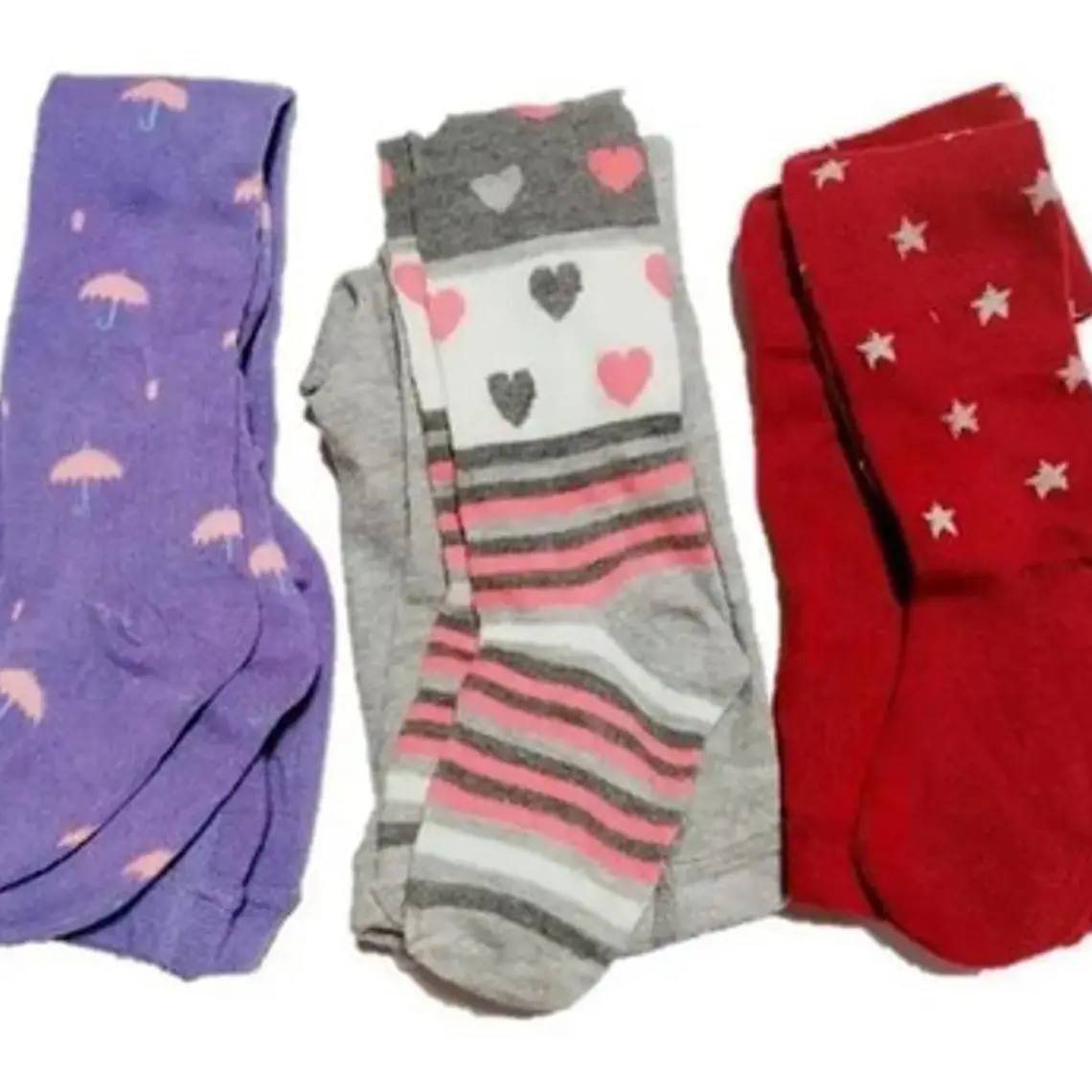 Pack 6 Pantys De Niña Talla 1 Años Hasta Talla 10 Años 4