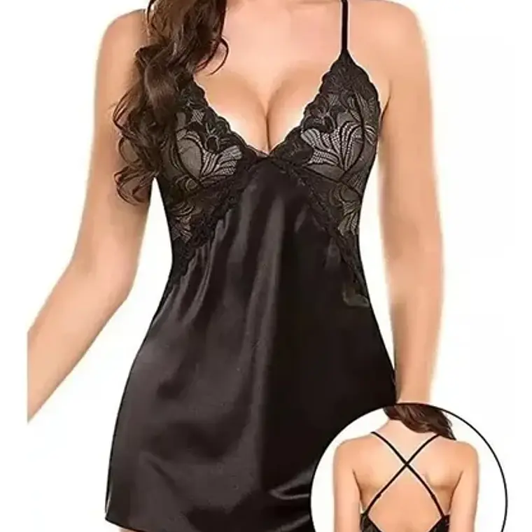 Camisola Sexy Erotica Baby Dolls, Incluye Colaless 2