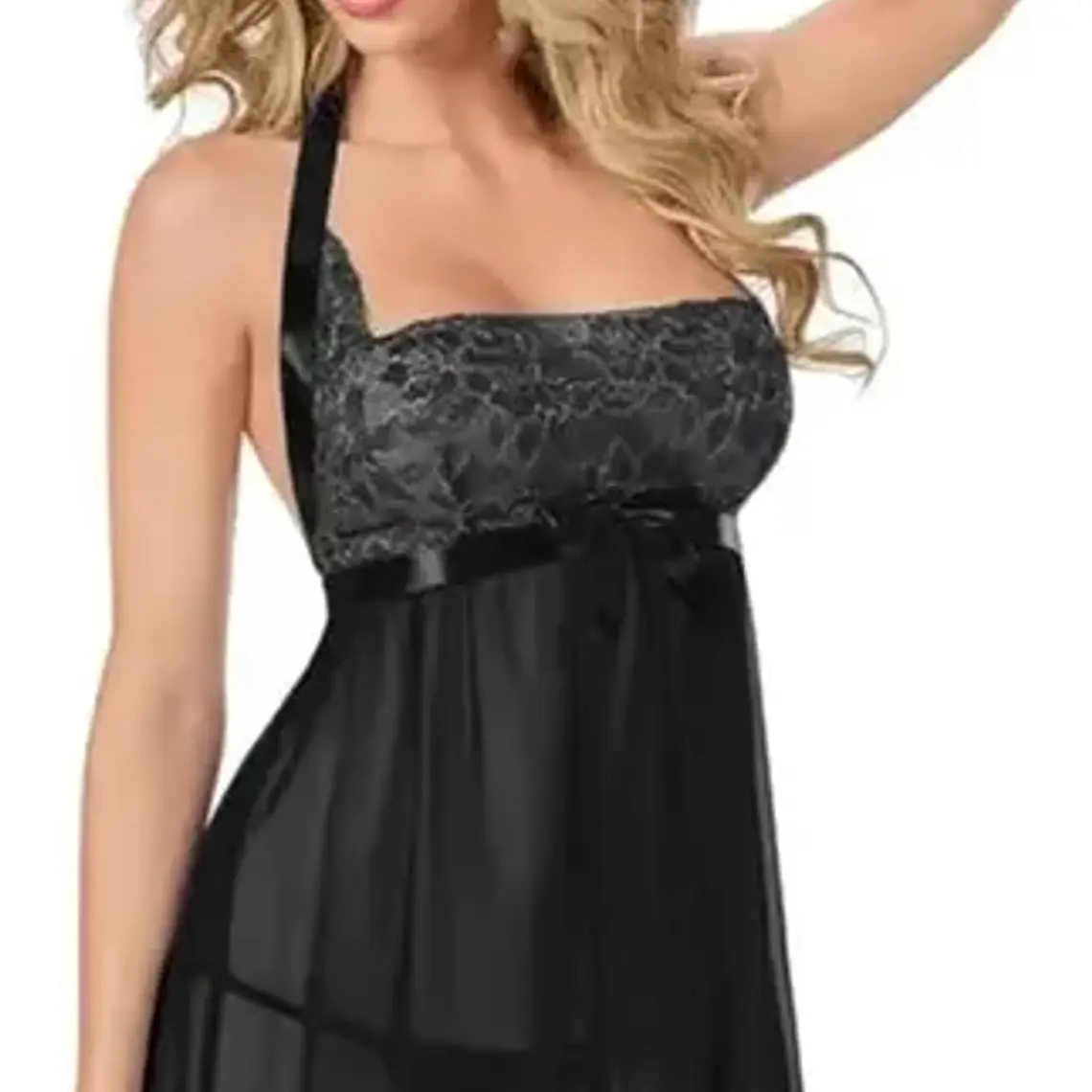 Camisola Sexy Erotica Baby Dolls, Incluye Colaless 7