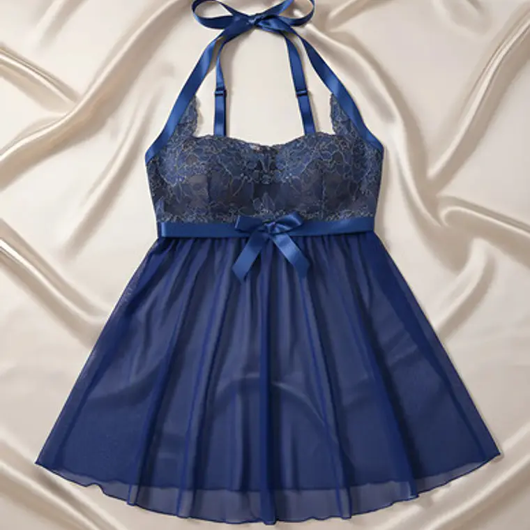 Camisola Sexy Erotica Baby Dolls, Incluye Colaless 8