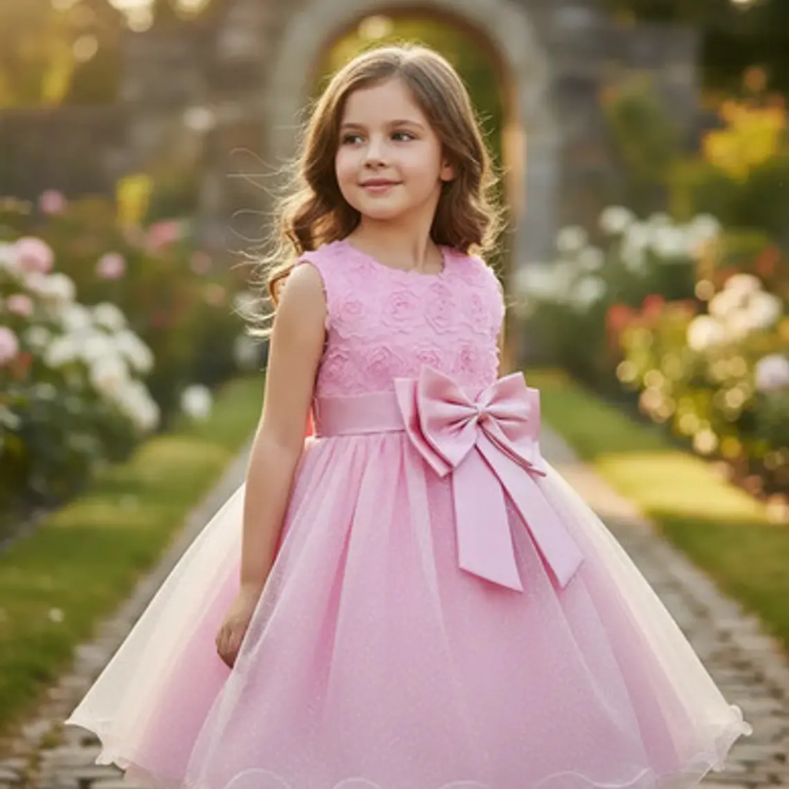 Vestido De Fiesta Niñas De 0 A 14 Años. 6