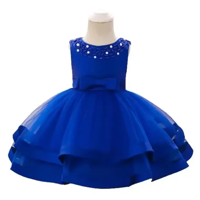 Vestidos Bautizo O Fiesta Bebé, Niña /doble Capa 10
