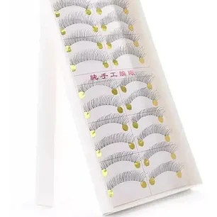 Pestañas Postizas 14 Mm ( 10 Pares)