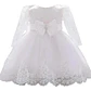 Vestido Bautizo O Fiesta Manga Larga De 3 Meses A 8 Años. - Miniatura 2
