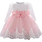 Vestido Bautizo O Fiesta Manga Larga De 3 Meses A 8 Años. - Miniatura 7