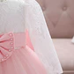 Vestido Bautizo O Fiesta Manga Larga De 3 Meses A 8 Años. - Miniatura 9