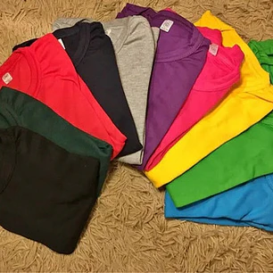 Camisetas Algodon Niñ@s Pack De 6