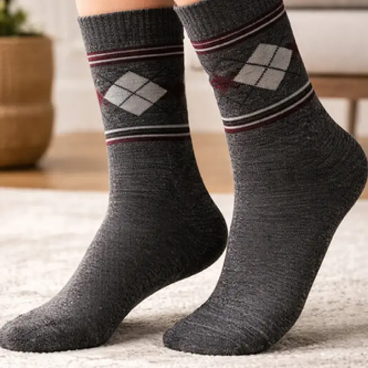 12 Pares Calcetines De Mujer Gruesos Especial Invierno 4