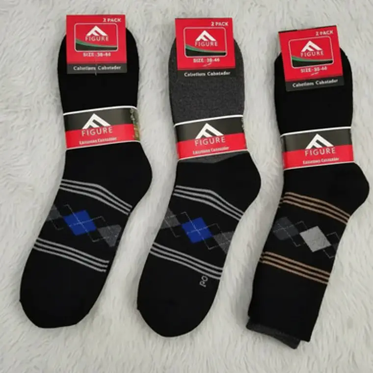 12 Pares Calcetines Gruesos De Hombre 2