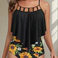 Bikini Alto Girasoles Excelente Calidad - Miniatura 4