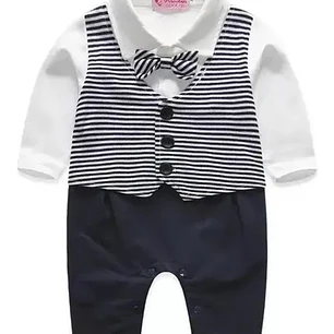Traje Bautizo Bebe Niño 3 Meses A 24 Meses