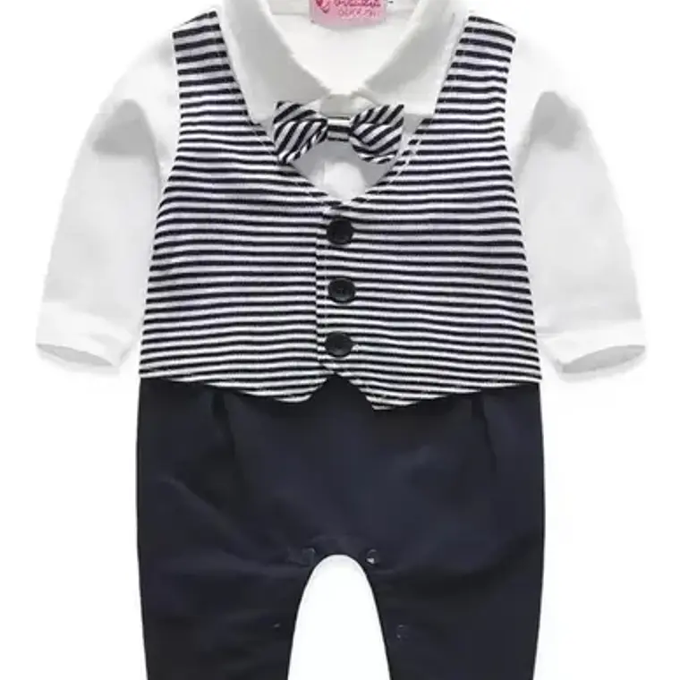 Traje Bautizo Bebe Niño 3 Meses A 24 Meses 2
