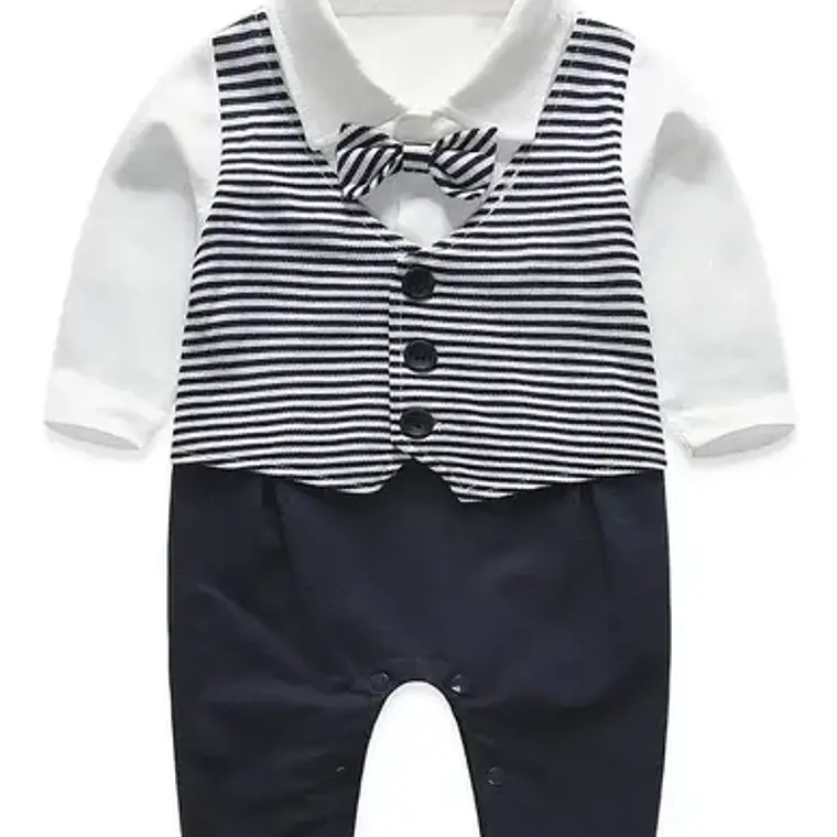Traje Bautizo Bebe Niño 3 Meses A 24 Meses 3