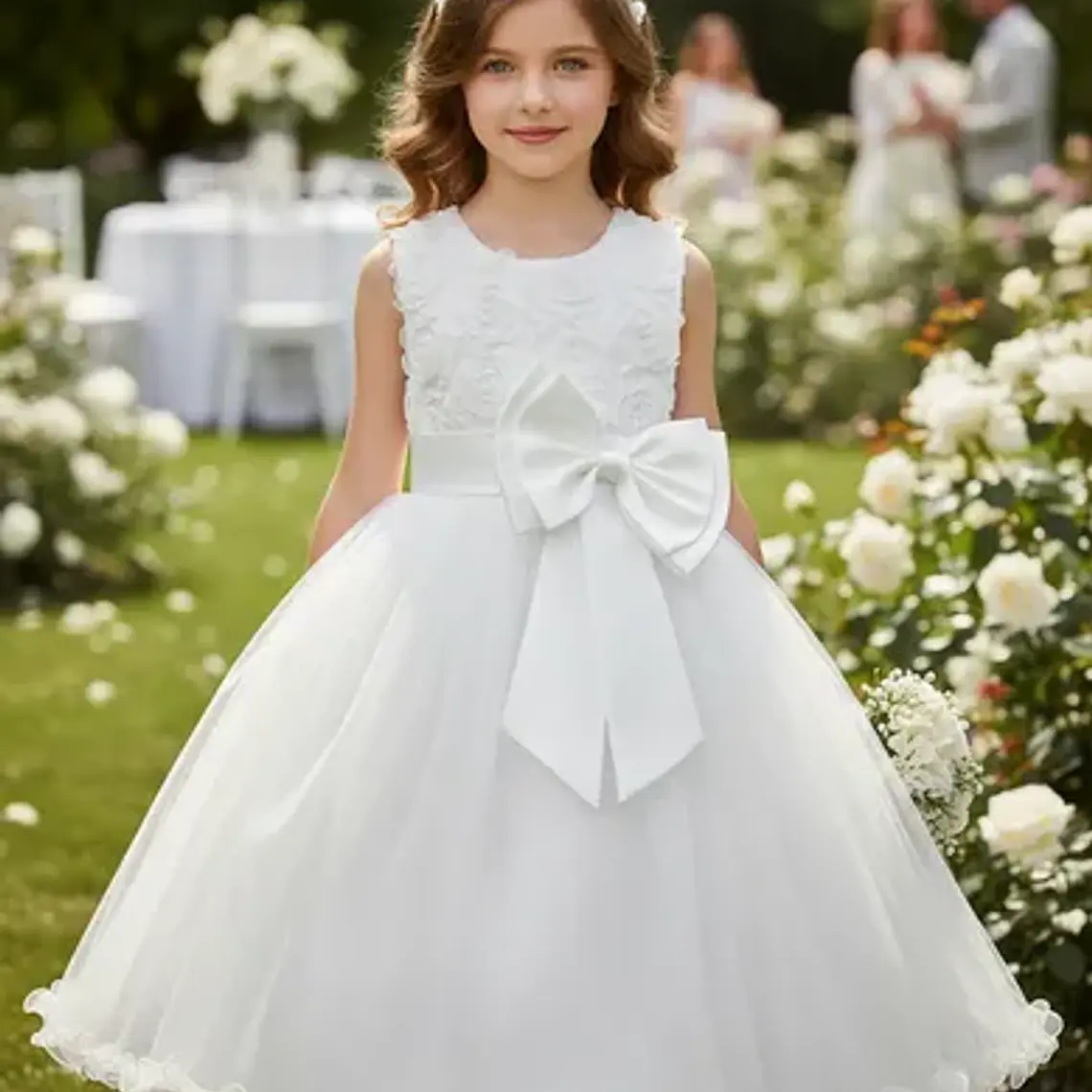 Vestido Bautizo, Fiesta, Gala Niña Y Bebe 3m-14años 4