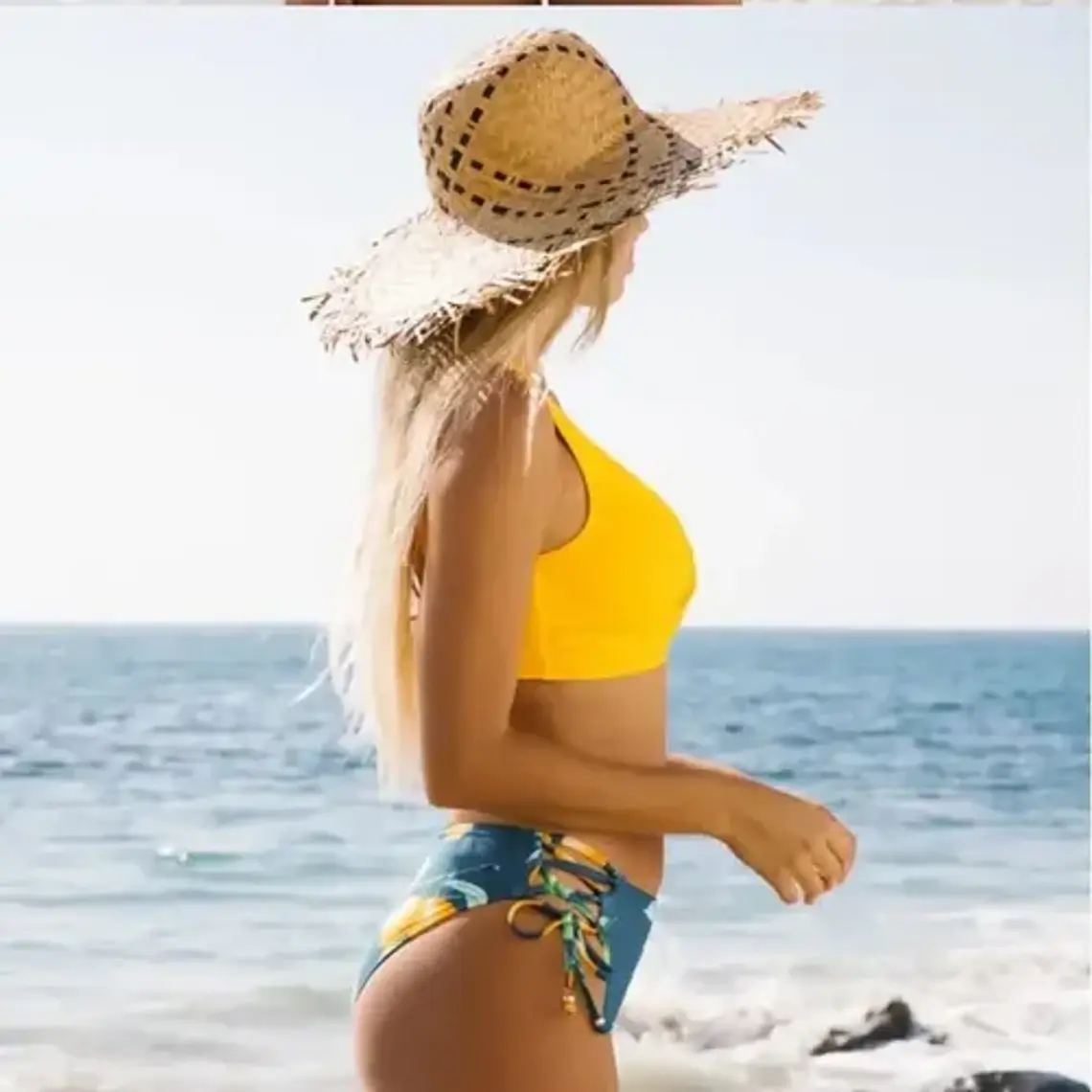 Bikini Alto Bellísimo Tallas M A Xl 2