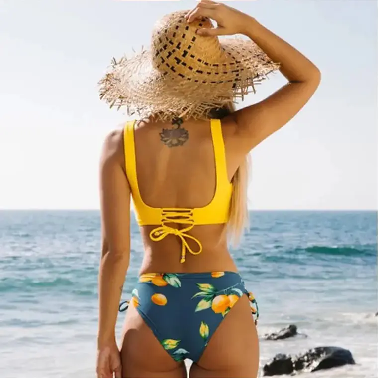 Bikini Alto Bellísimo Tallas M A Xl 3