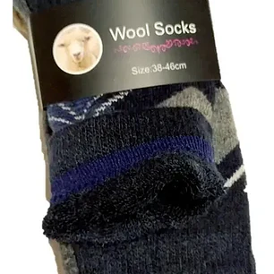 Pack 3 Pares De Calcetines Hombre Angora Lana De Oveja