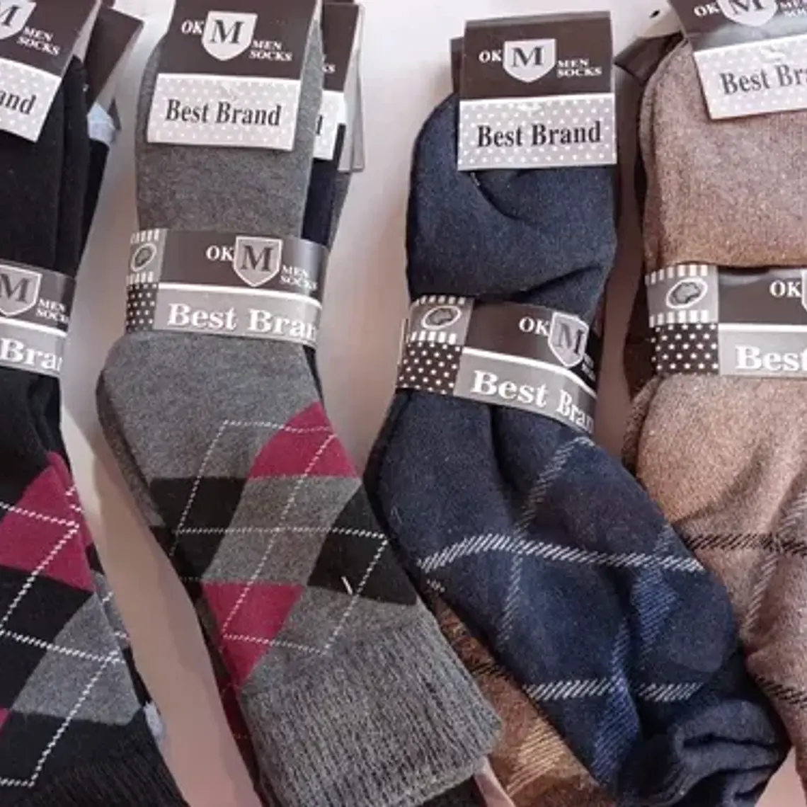 Pack 3 Pares De Calcetines Hombre Angora Lana De Oveja 6