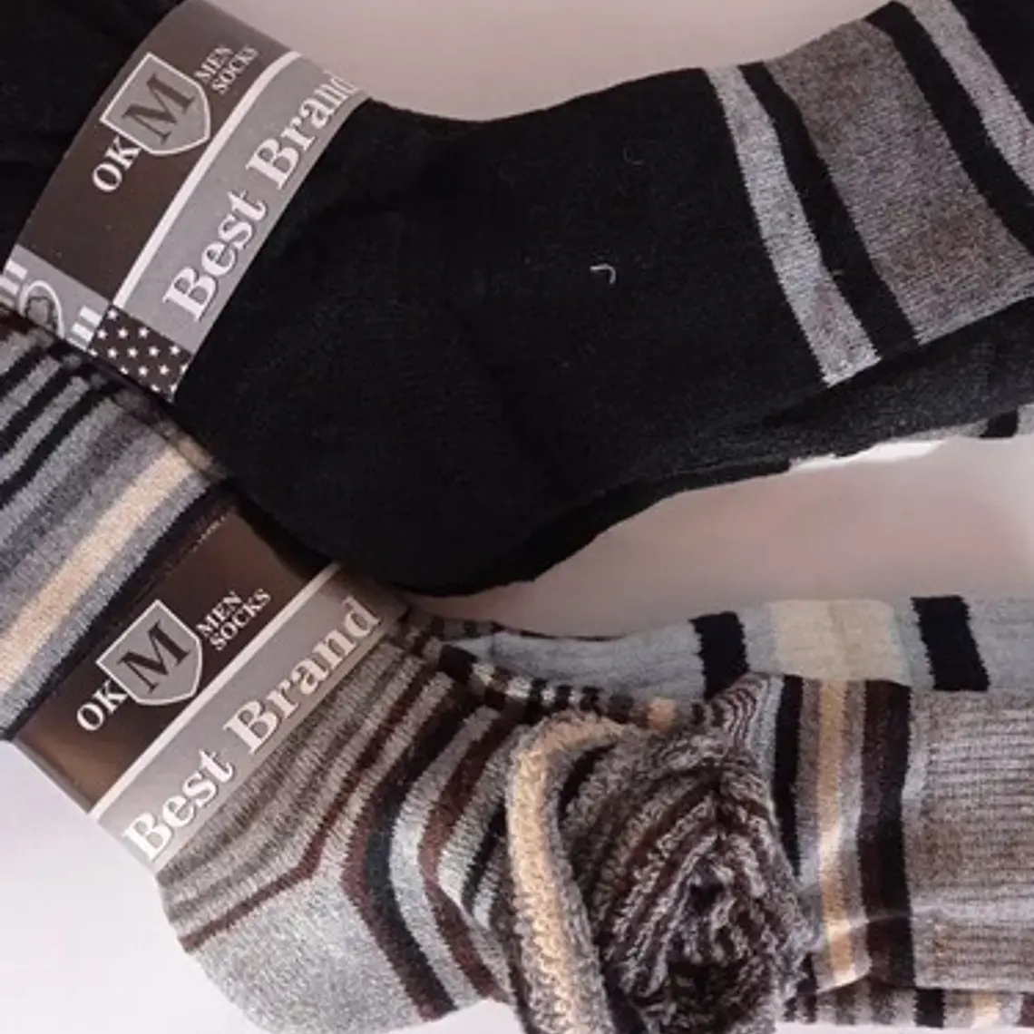 Pack 3 Pares De Calcetines Hombre Angora Lana De Oveja 7