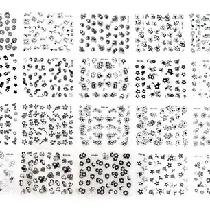 80hojas Stickers De Uñas 3d