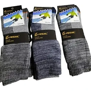 12 Calcetines Gruesos Invierno Hombre