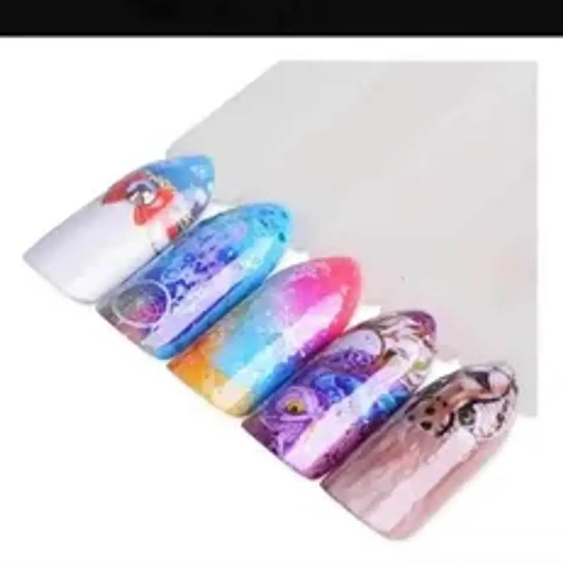 15 Láminas De Stickers De Uñas Al Agua 4