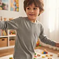 3 Camiseta Algodon Niño Color Gris - Miniatura 1