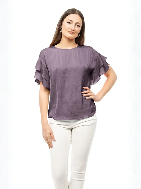 Blusa Americana de Seda para Mujer