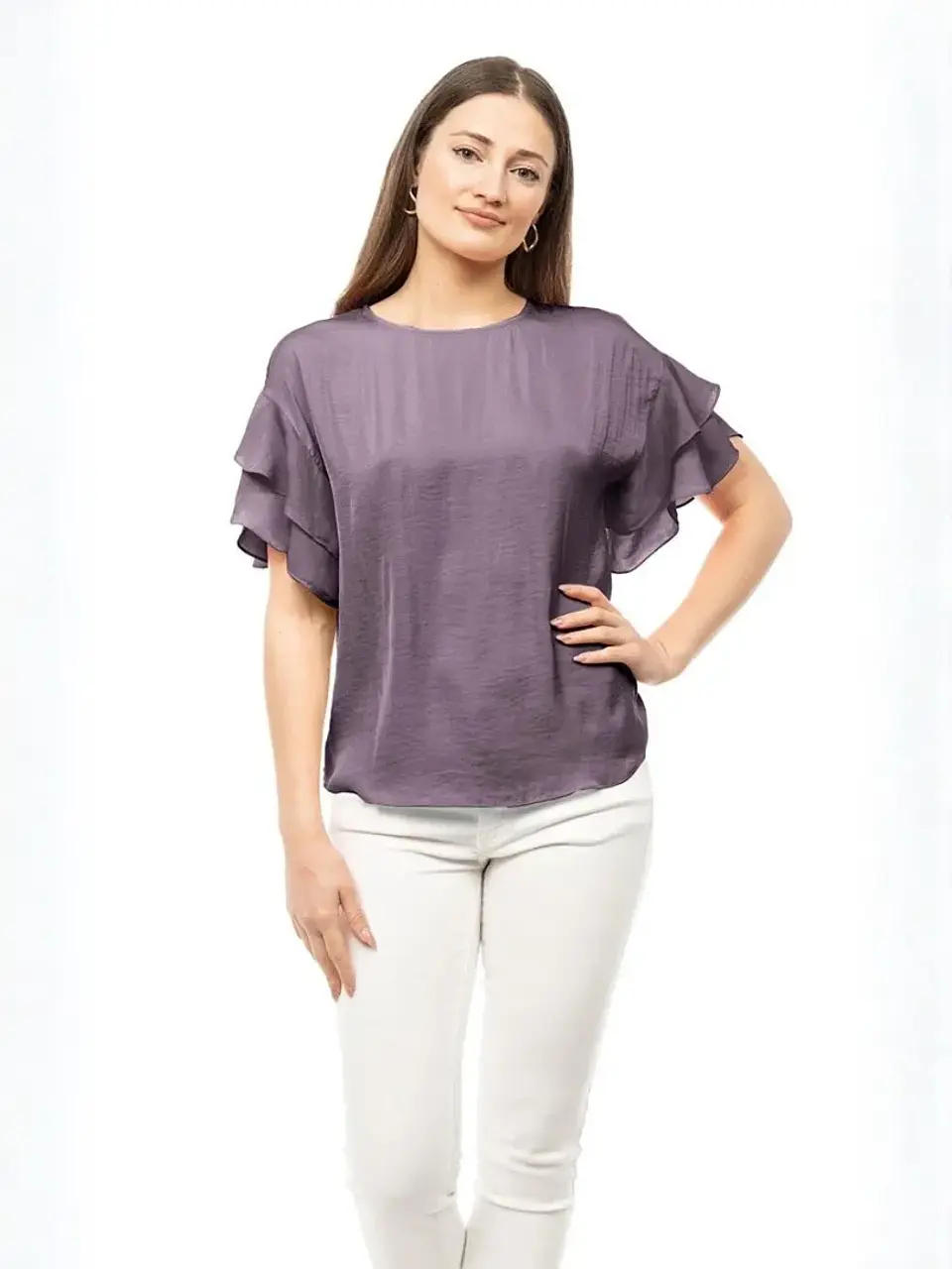 Blusa Americana de Seda para Mujer 1
