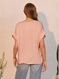 Blusa Americana Rosa Champaña para Mujer - Miniatura 2