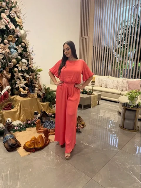 Blusa Americana Coral para Mujer