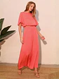 Blusa Americana Coral para Mujer - Miniatura 4