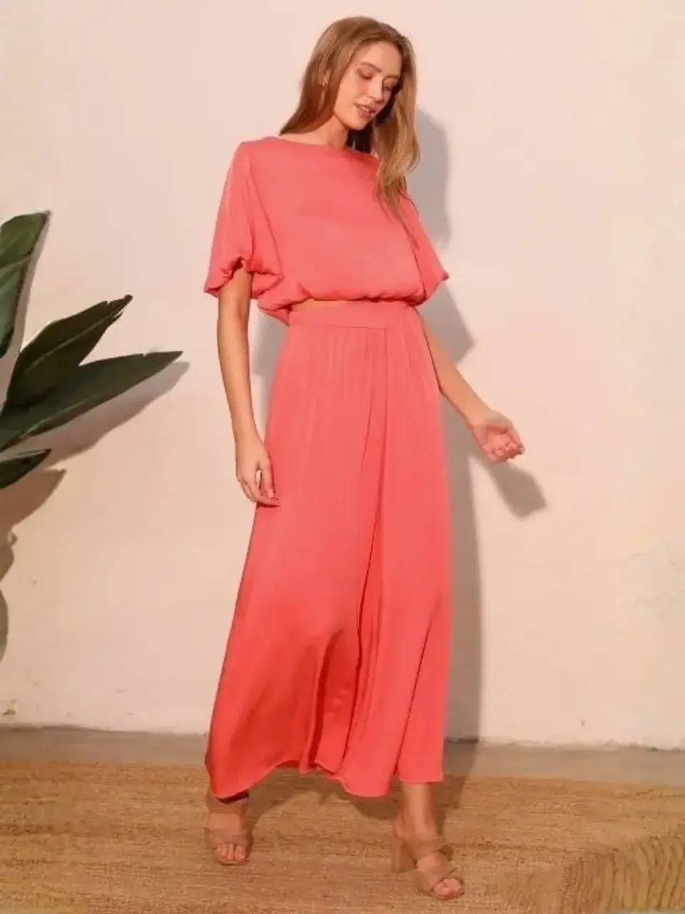 Blusa Americana Coral para Mujer 4