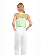 Blusa Americana para Mujer Amarilla, Blanca y Verde Manzana - Miniatura 2