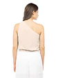 Blusa Americana de Una Tira Nude para Mujer - Miniatura 2