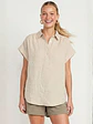 Blusa Americana con Mangas y Botones para Mujer - Miniatura 3