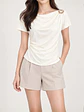 Blusa Americana con Hebilla y Caída para Mujer - Miniatura 2