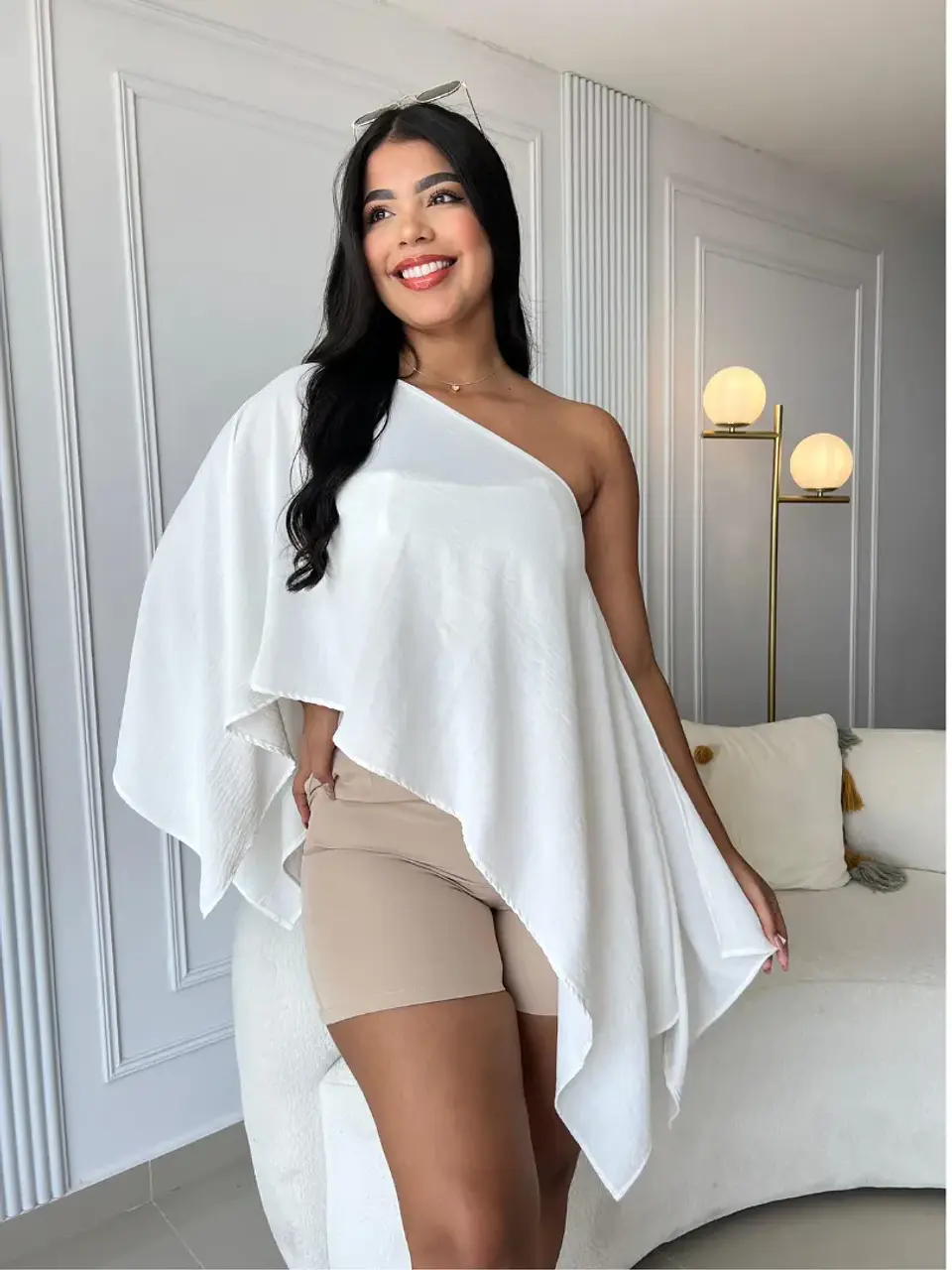 Blusón Multiusos en Tela Milano para Mujer 2