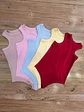 Body de Algodón Rib para Mujer en Varios Colores - Miniatura 3