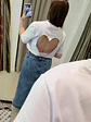 Camiseta Colombia Blanca en Tela Fría para Mujer - Miniatura 3