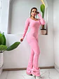 Enterizo de Pantalón en Licra Beige, Lila y Rosado - Miniatura 4