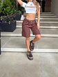 Crop Top Colombia Estampado Blanco para Mujer - Miniatura 1