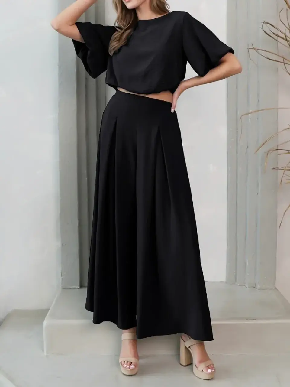 Pantalón Americano Negro para Mujer 2