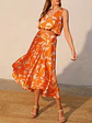 Set Americano de Falda y Crop Top Floral para Mujer - Miniatura 1